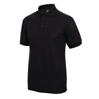 POLOSHIRT ZWART MAAT M